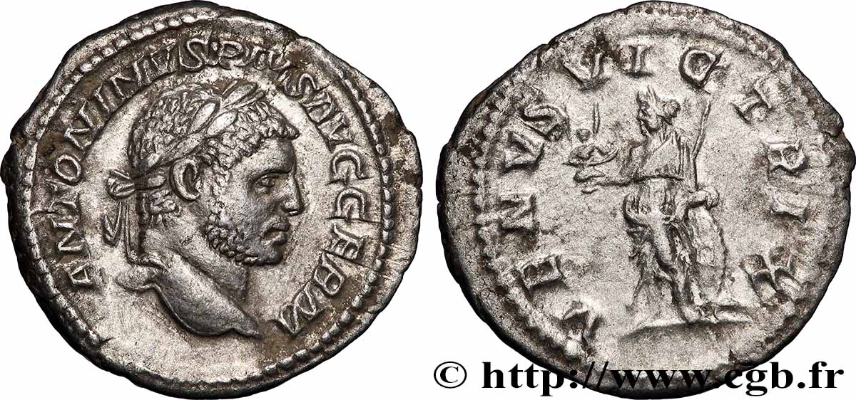 CARACALLA Denier AU/XF