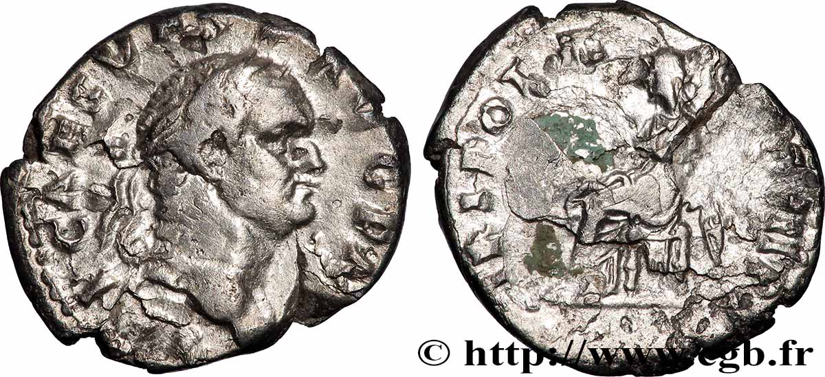 VESPASIAN Denier VF/VF