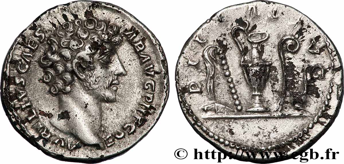 MARCUS AURELIUS Denier AU