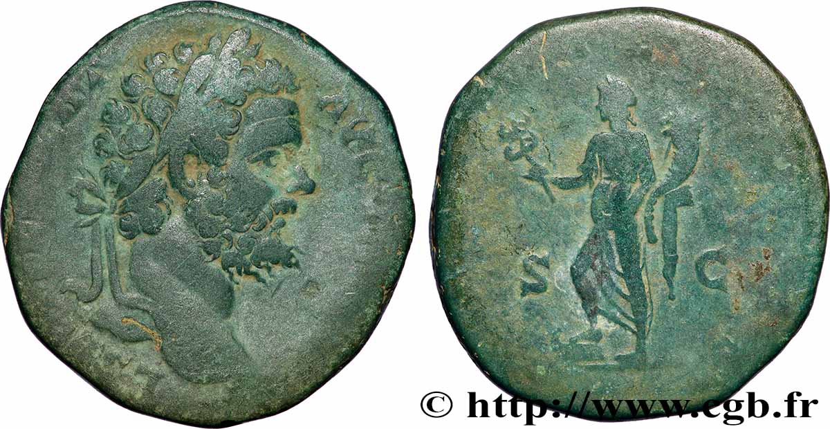 SEPTIMIUS SEVERUS Sesterce VF