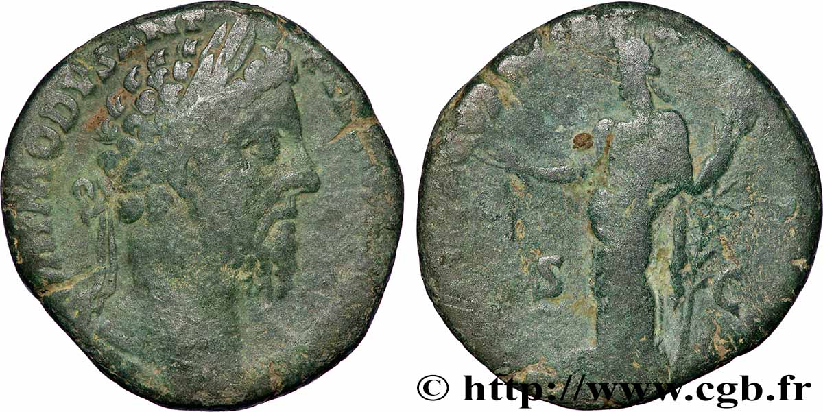 COMMODUS Sesterce VF