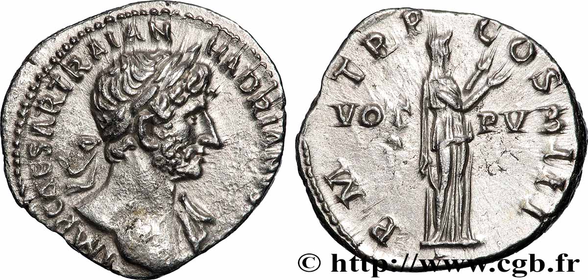 HADRIAN Denier AU/AU