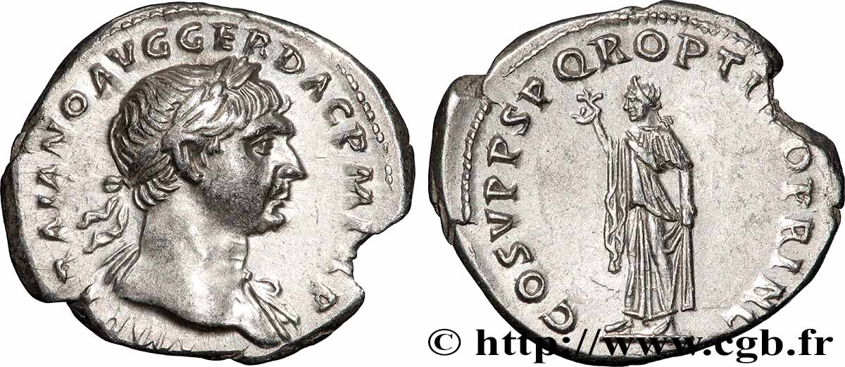 TRAJANUS Denier AU/MS