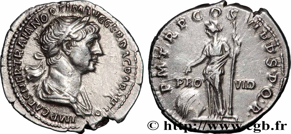 TRAJANUS Denier AU/AU