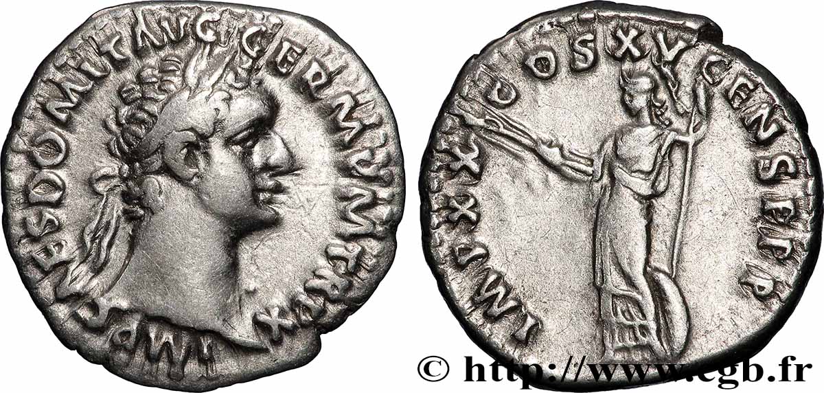 DOMITIANUS Denier AU