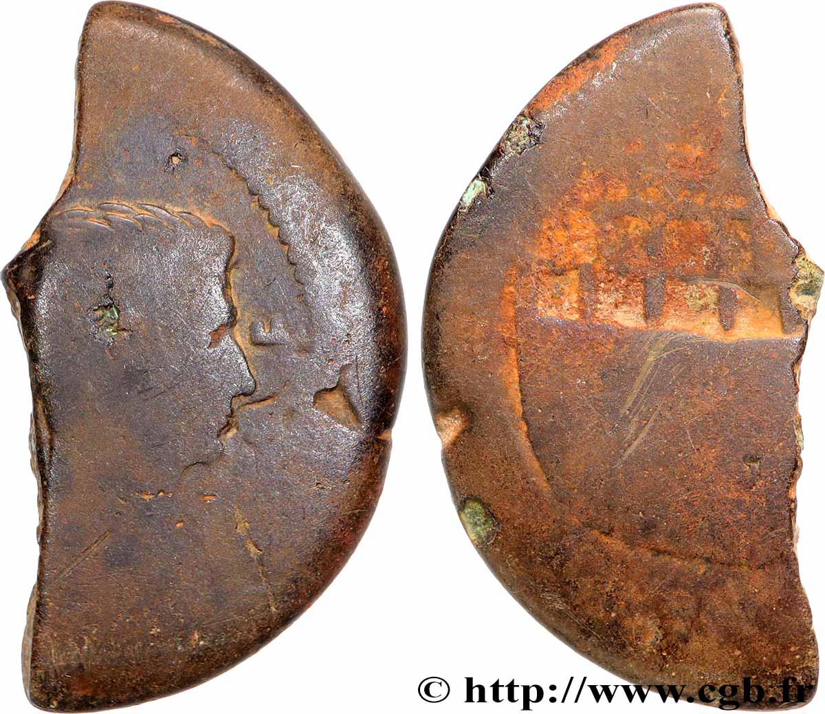 GALLIA - VIENNA - VIENNE - JULIUS CAESAR and OCTAVIAN Dupondius VF