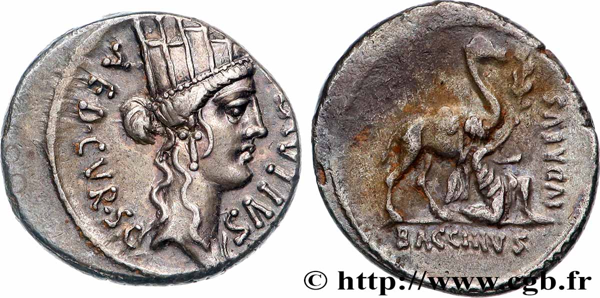PLAUTIA Denier AU/XF