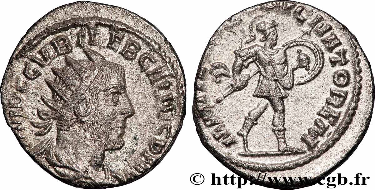 TREBONIANUS GALLUS Antoninien AU