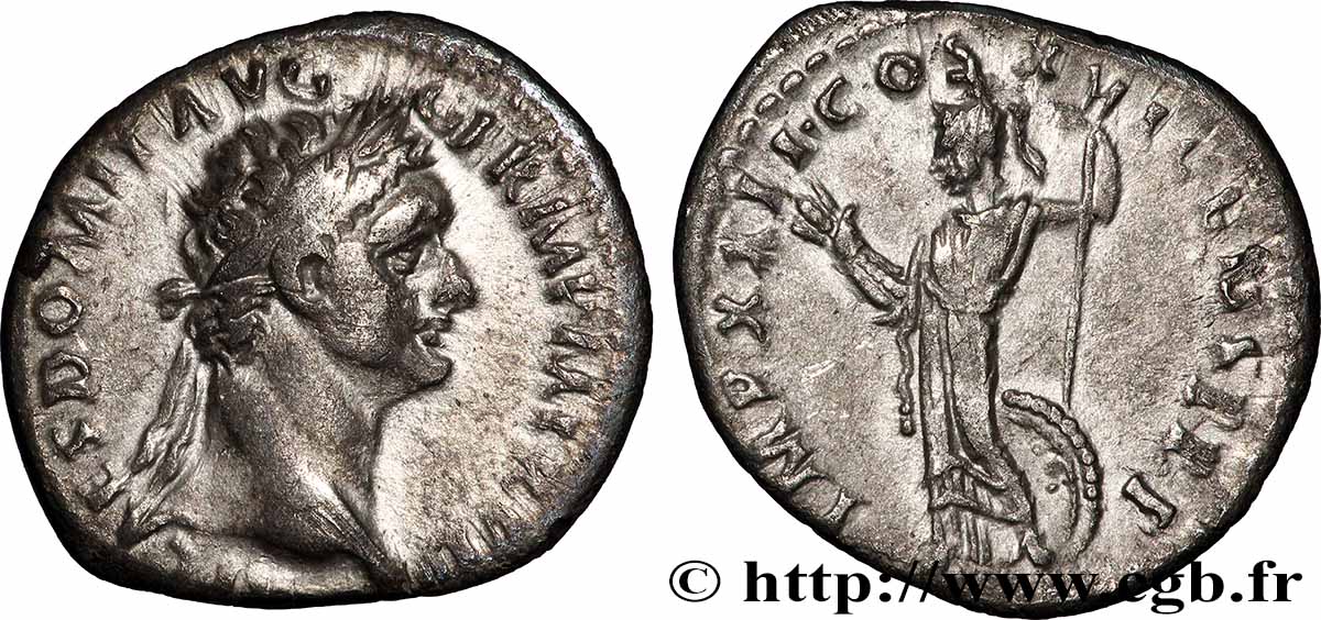 DOMITIANUS Denier AU