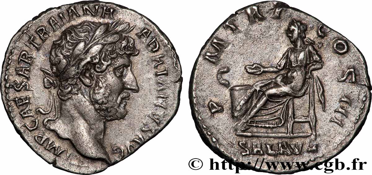 HADRIAN Denier AU