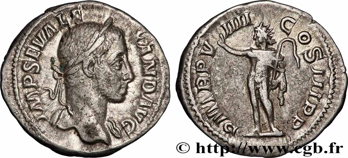 SEVERUS ALEXANDER Denier AU
