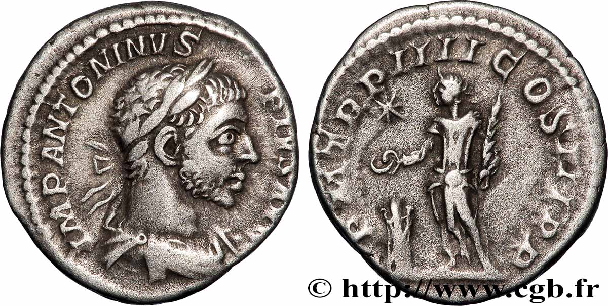 ELAGABALUS Denier AU