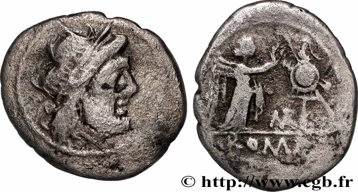ROMAN REPUBLIC - ANONYMOUS Victoriat VF