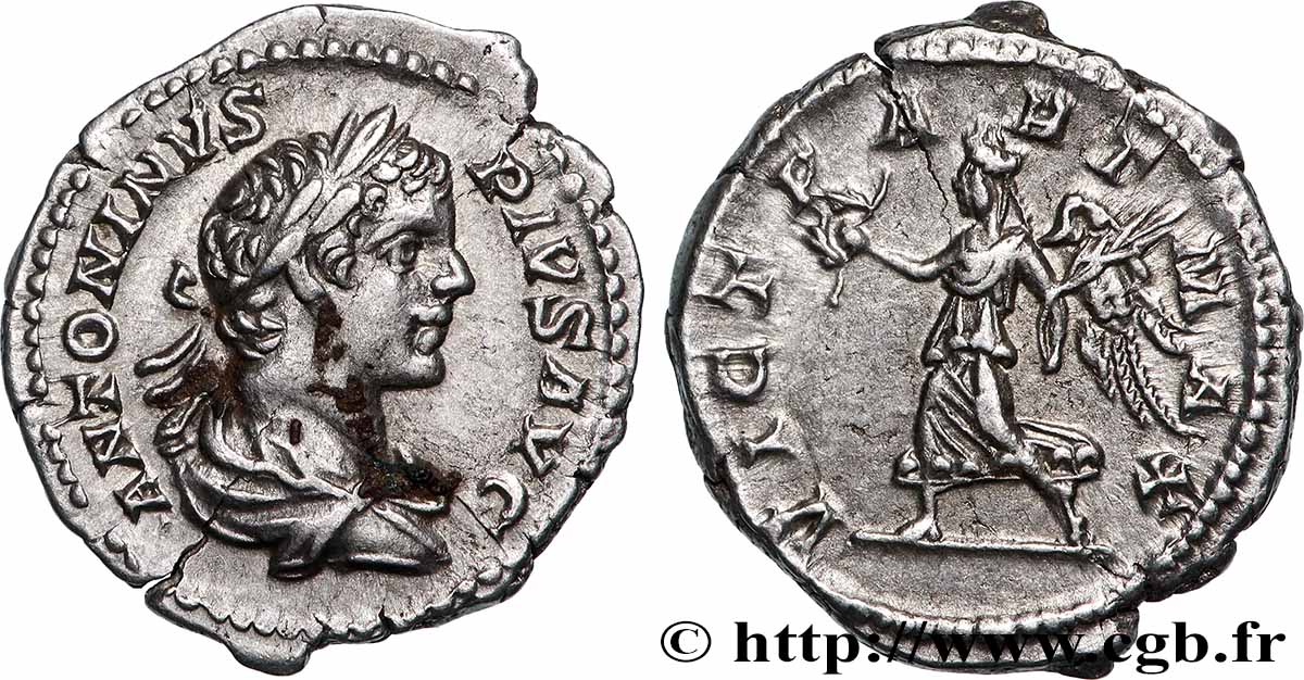 CARACALLA Denier AU/AU