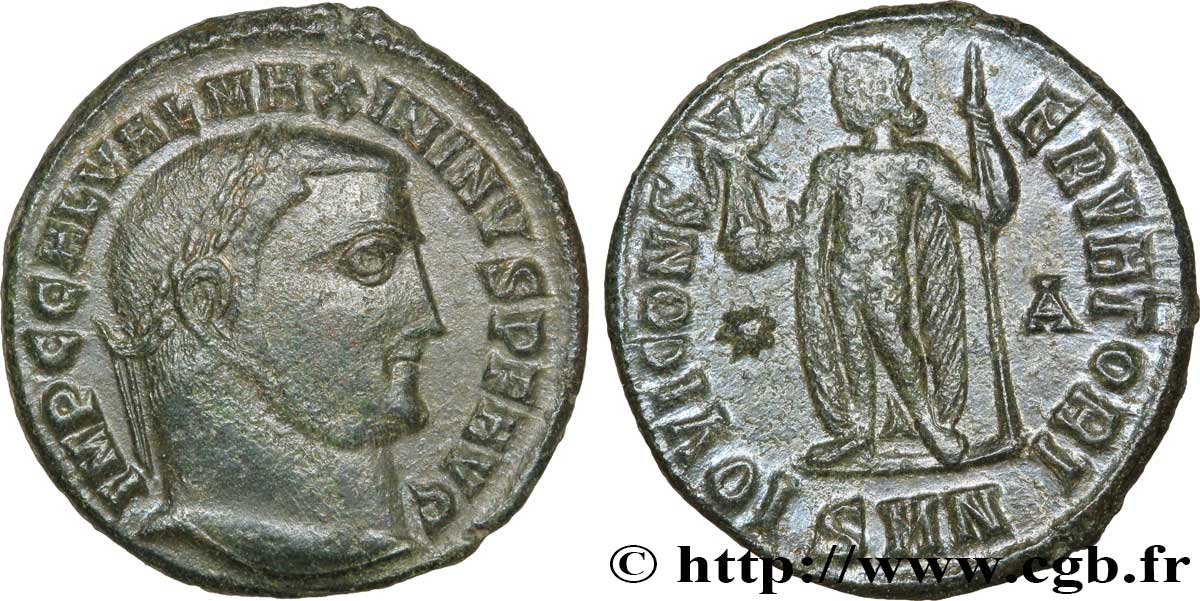 MAXIMINUS II Follis ou nummus AU
