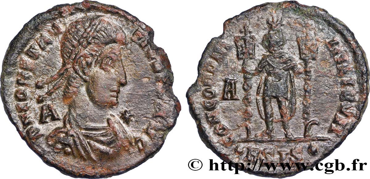 VETRANIO for CONSTANTIUS II Maiorina, (MB, Æ 2) AU