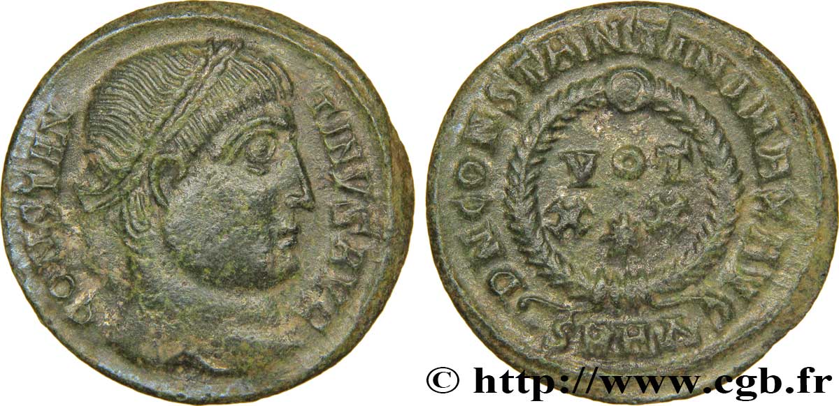 CONSTANTINE I THE GREAT Centenionalis ou nummus AU
