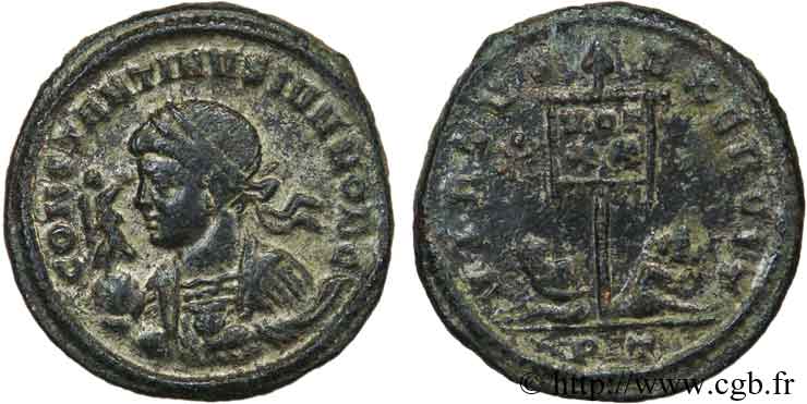 CONSTANTIN II Centenionalis ou nummus SUP/TTB+