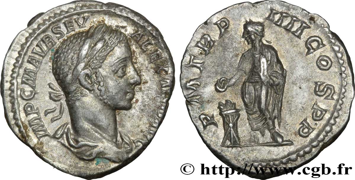 SEVERUS ALEXANDER Denier AU