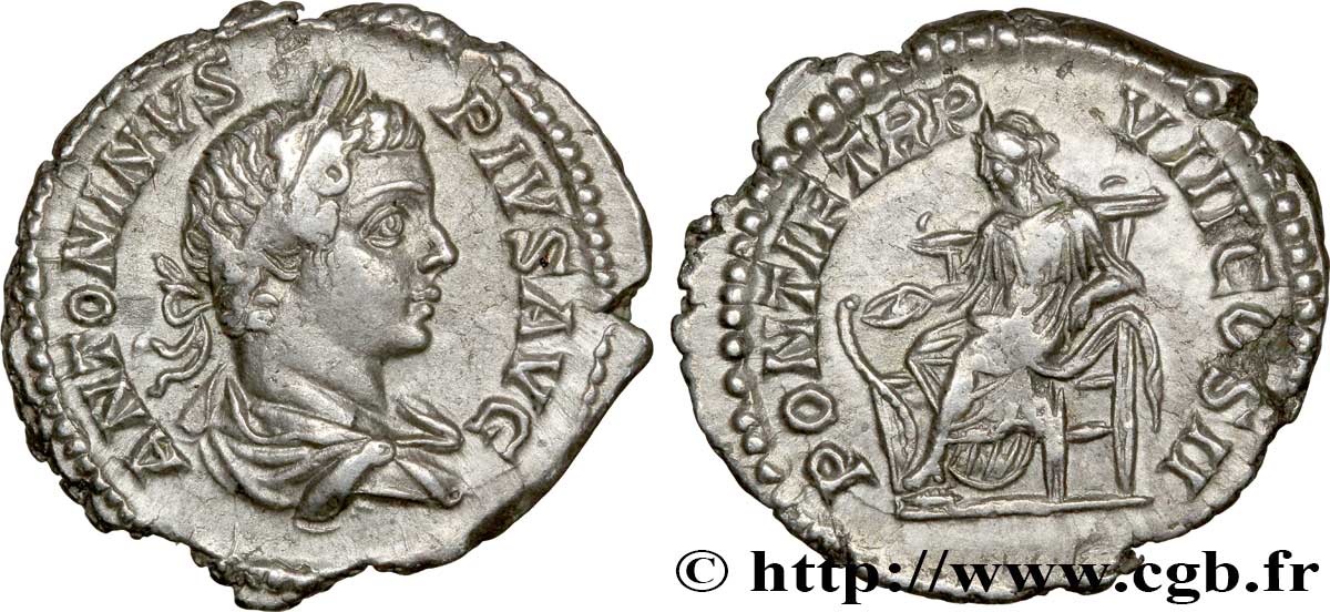 CARACALLA Denier AU