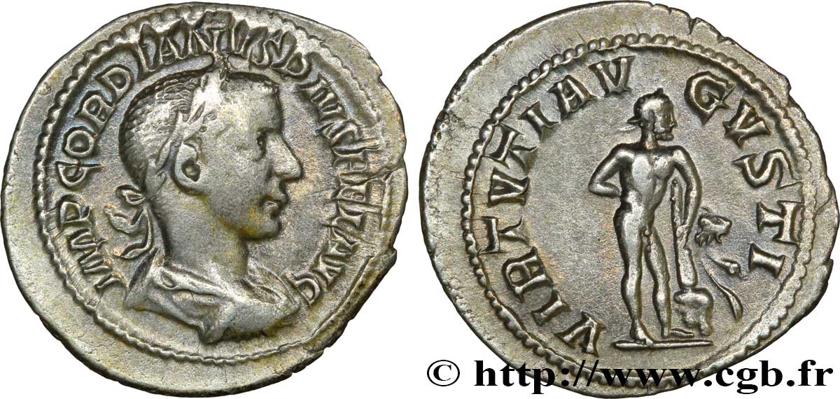 GORDIAN III Denier XF