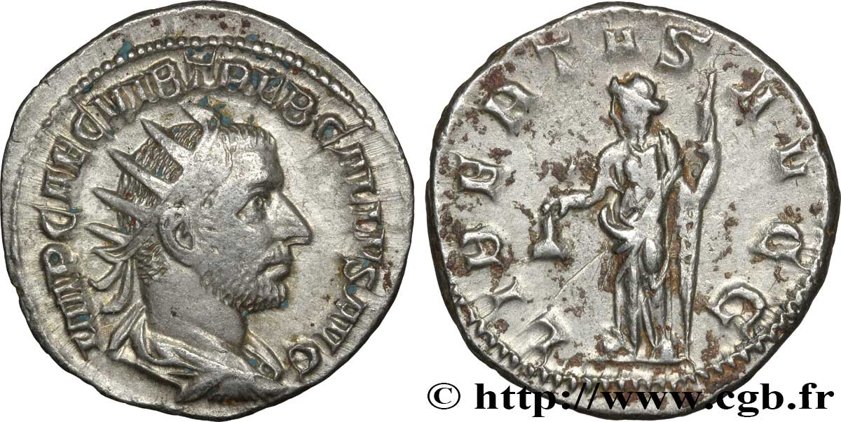 TREBONIANUS GALLUS Antoninien AU