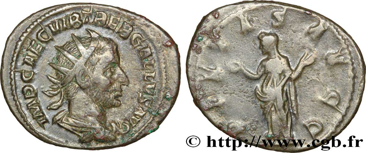 TREBONIANUS GALLUS Antoninien XF/VF