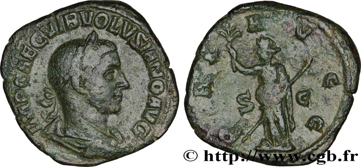 VOLUSIEN Sesterce TB+