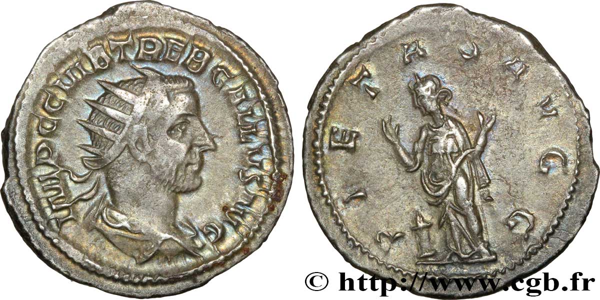 TREBONIANUS GALLUS Antoninien AU/AU