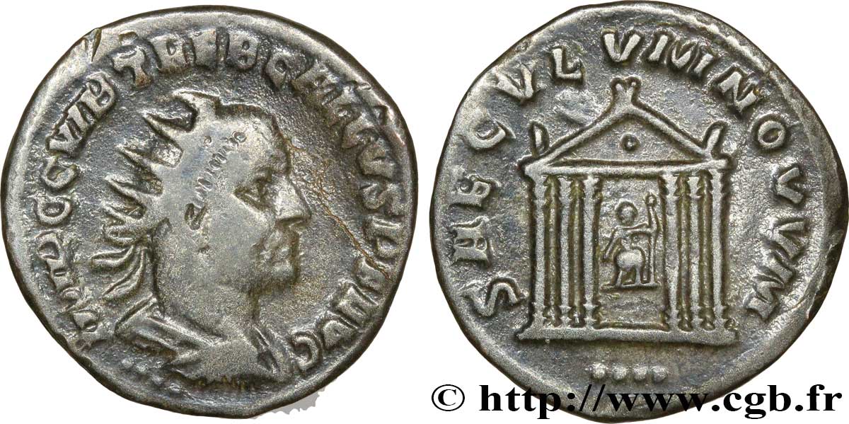 TREBONIANUS GALLUS Antoninien VF/XF