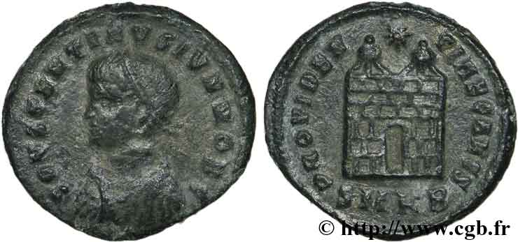 CONSTANTIN II Centenionalis ou nummus TB+