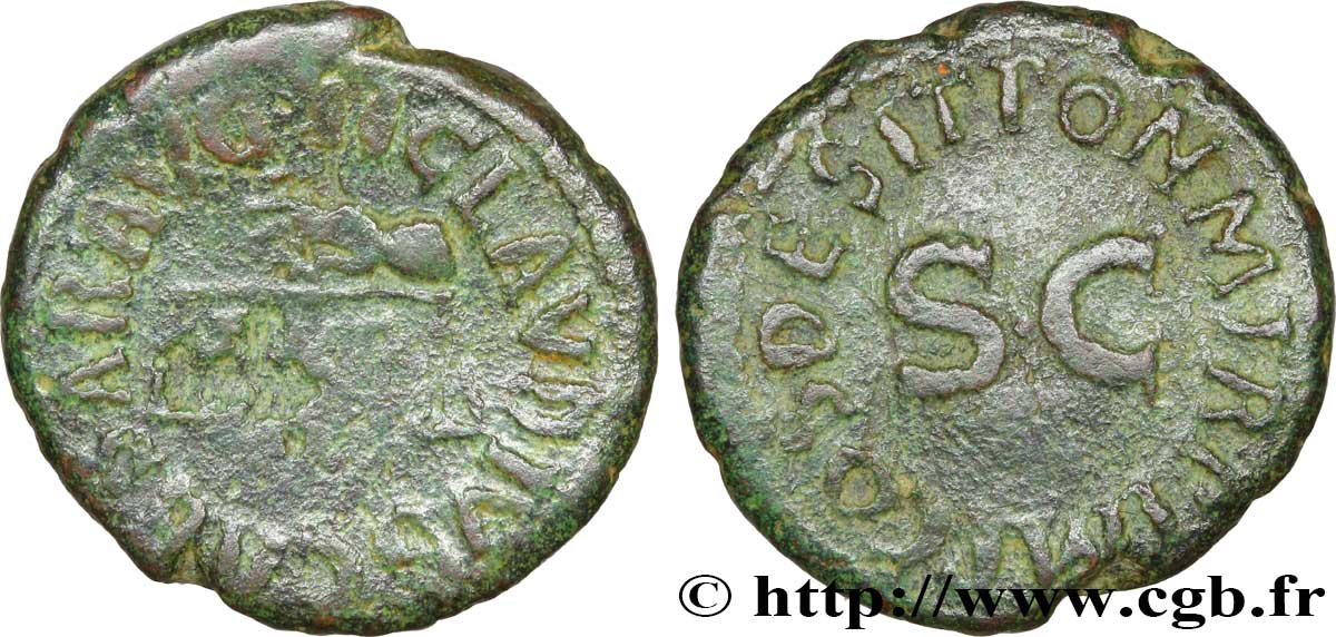 CLAUDIUS Quadrans VF/XF