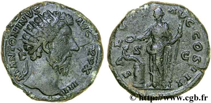 MARC AURÈLE Dupondius TTB