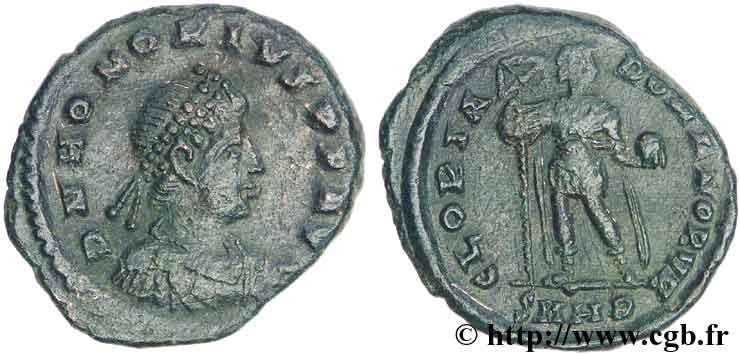 HONORIUS Maiorina pecunia, (MB, Æ 2) TTB