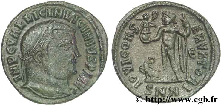 LICINIUS Ier Follis ou nummus TTB