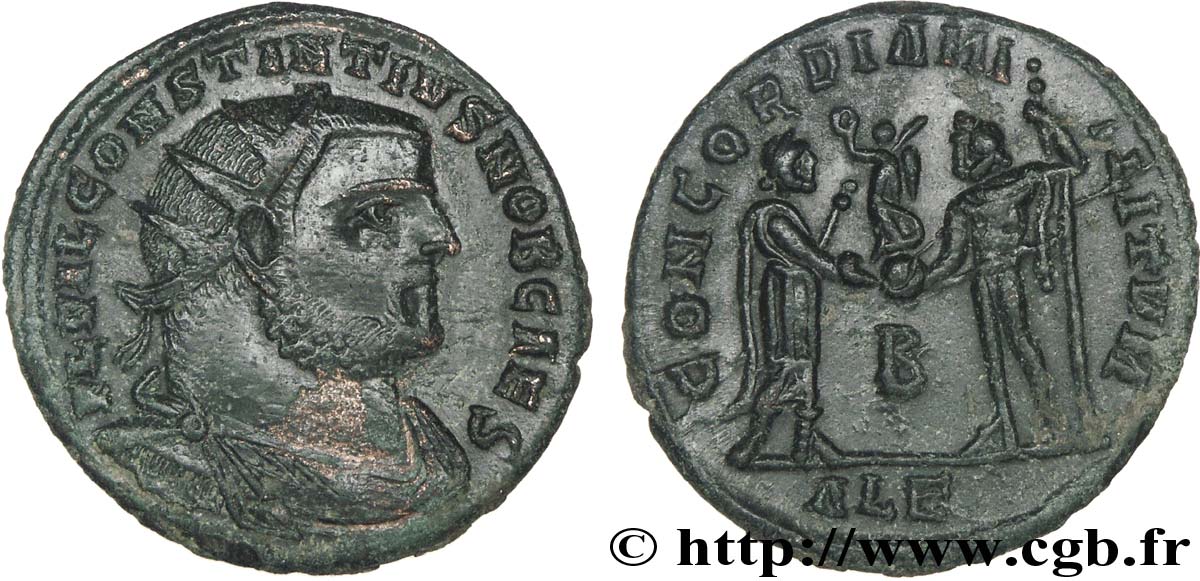 CONSTANCE Ier CHLORE Pseudo ou néo-aurelianus SUP