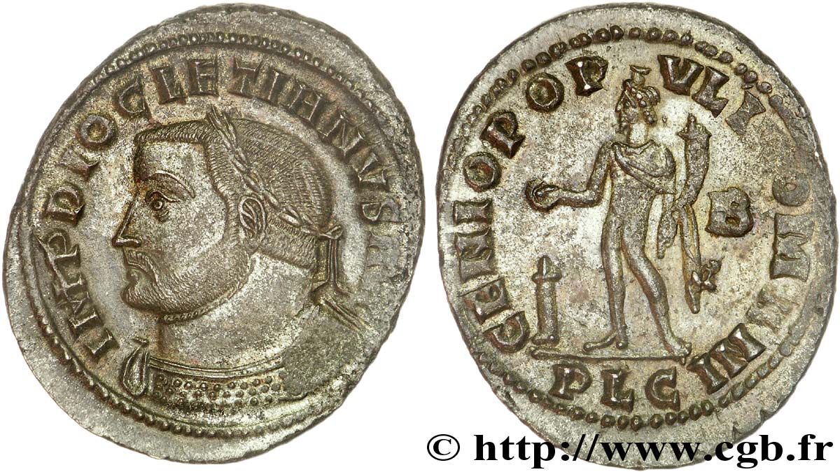 DIOCLÉTIEN Follis ou nummus SUP/TTB+