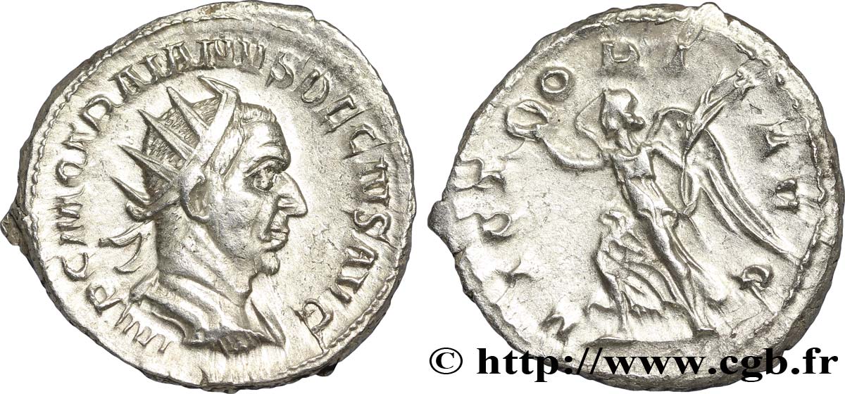 TRAJAN DÈCE Antoninien SUP