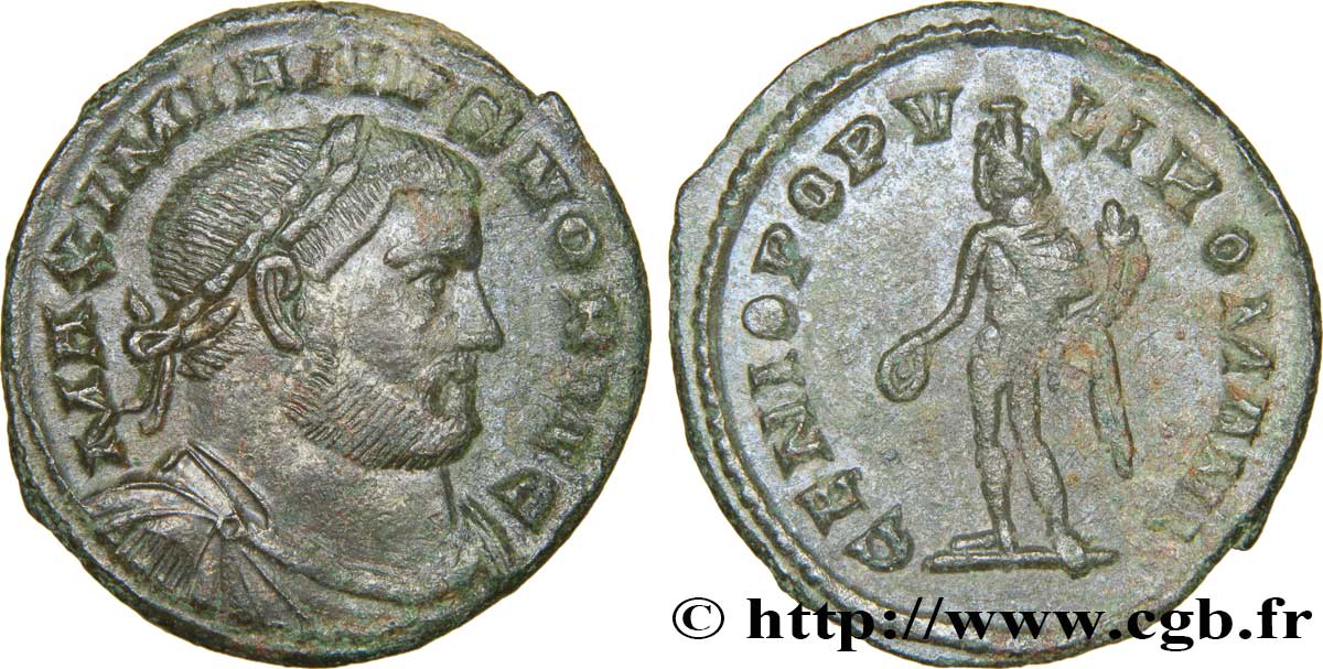 GALÈRE Follis ou nummus TB+