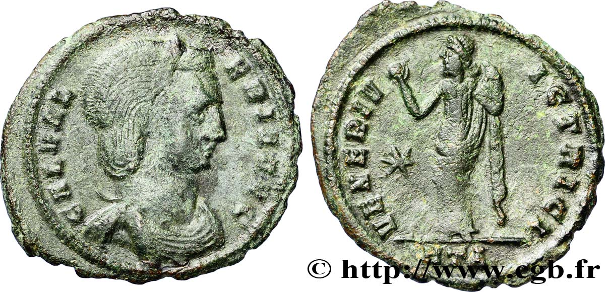GALERIA VALERIA Follis ou nummus TTB