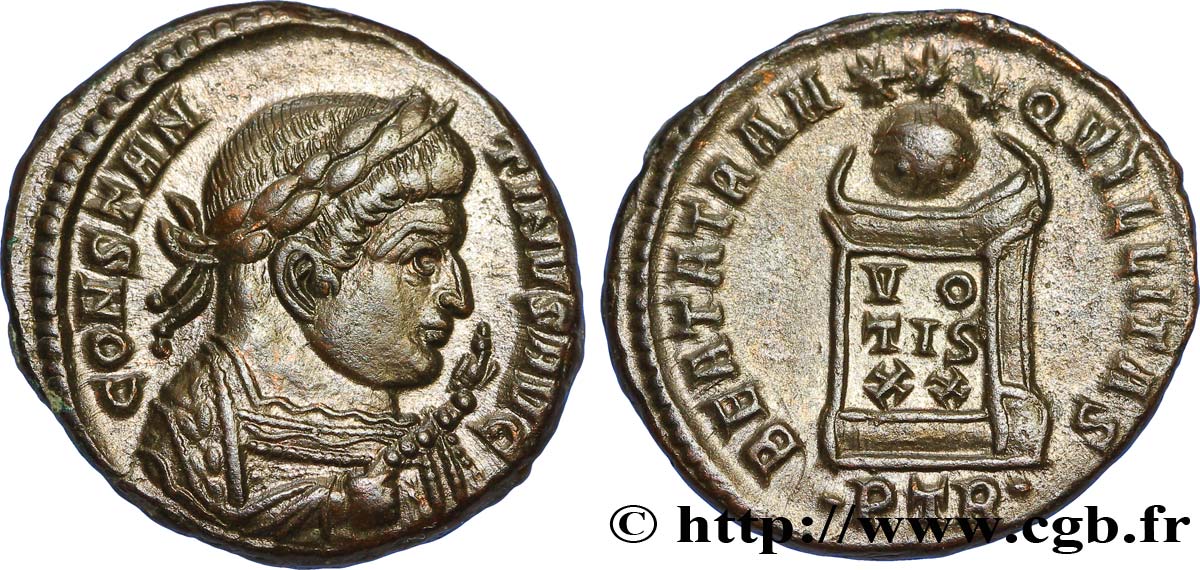 CONSTANTIN Ier LE GRAND Centenionalis ou nummus FDC