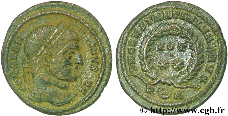 CONSTANTIN Ier LE GRAND Centenionalis ou nummus TTB