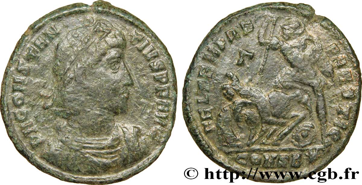 CONSTANCE II Maiorina, (MB, Æ 2) TTB