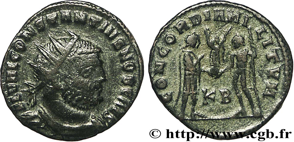 CONSTANCE Ier CHLORE Pseudo ou néo-aurelianus TTB