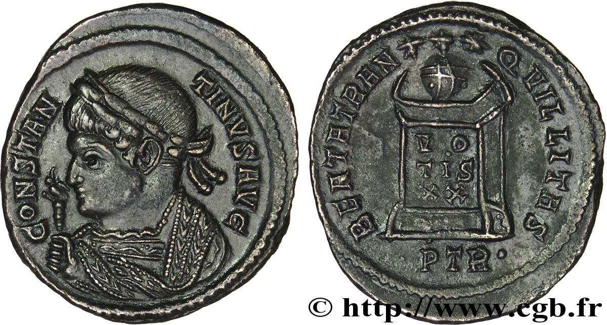 CONSTANTINE I THE GREAT Centenionalis ou nummus AU