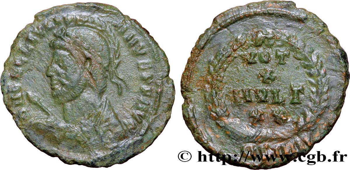 IULIANUS II DER PHILOSOPH Maiorina ou nummus, (PB, Æ 3) fVZ/SS