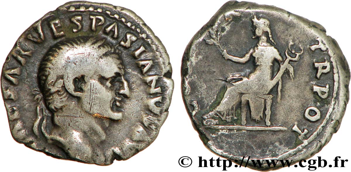 VESPASIEN Denier TB+