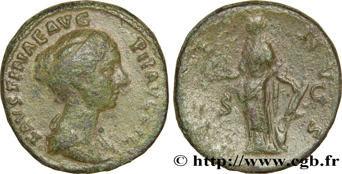 FAUSTINE JEUNE Sesterce TTB