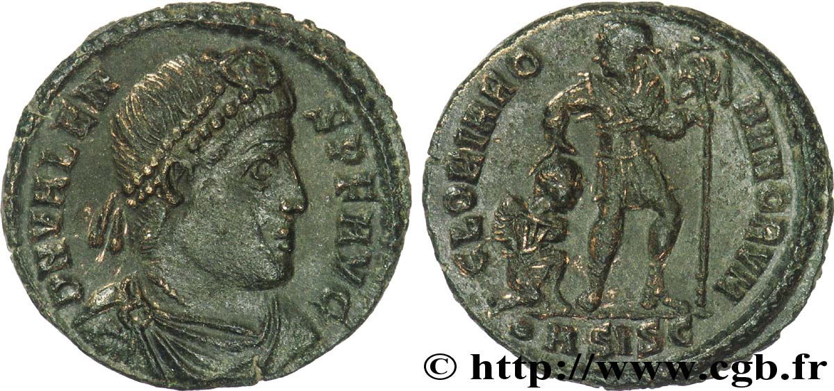 VALENS Nummus, (PB, Æ 3) SUP