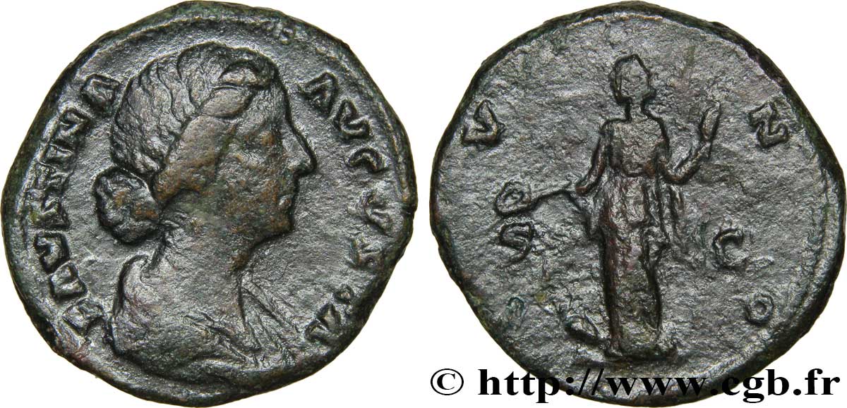 FAUSTINE JEUNE Dupondius TB+